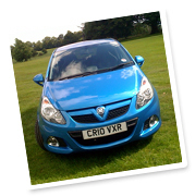 Personalised reg on Claire Reed's vehicle