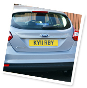 KY11 RBY on John's Ford Focus