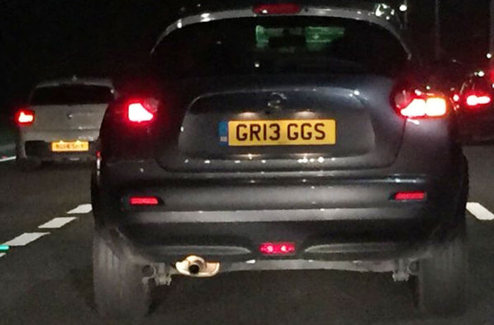 Funniest Number Plates on UK Roads