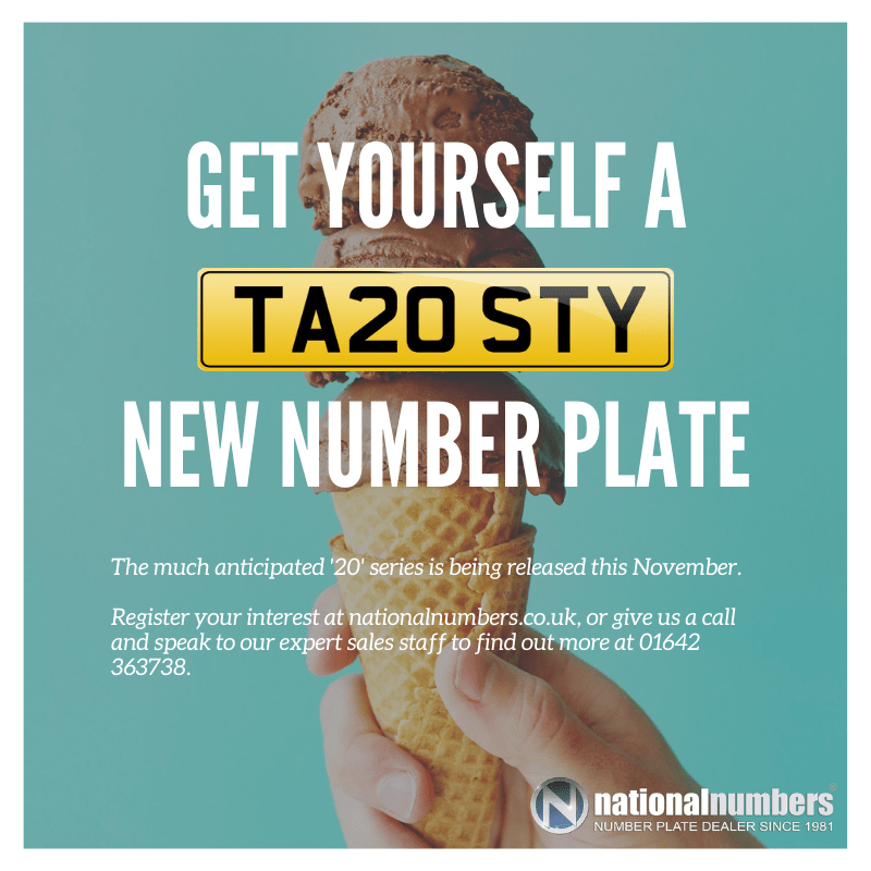 Get yourself a TA20 STY new number plate