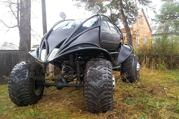 A 3D Modelled, Completely Insane, Russian, Off-Road Monster Truck Nissan Maxima