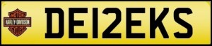 derek personalised number plates