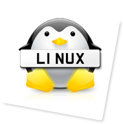 The Linux Penguin with its L1NUX plate