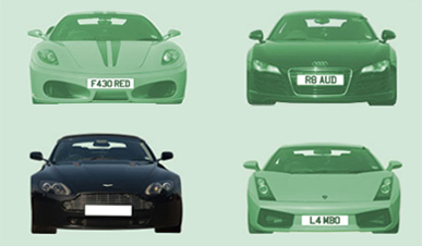 DVLA number plate matching game