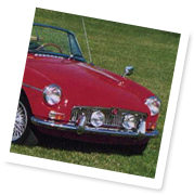 A classic MGB car