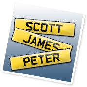 Scott, James, Peter: real English number plate combinations would be available with this new bill