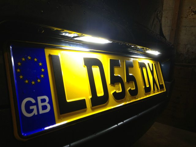 Pressed Number Plates