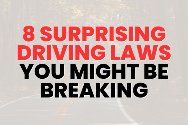 8 Surprising UK Driving Laws You Might Be Breaking