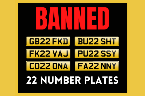 Every Banned Number Plate From The 22 Release