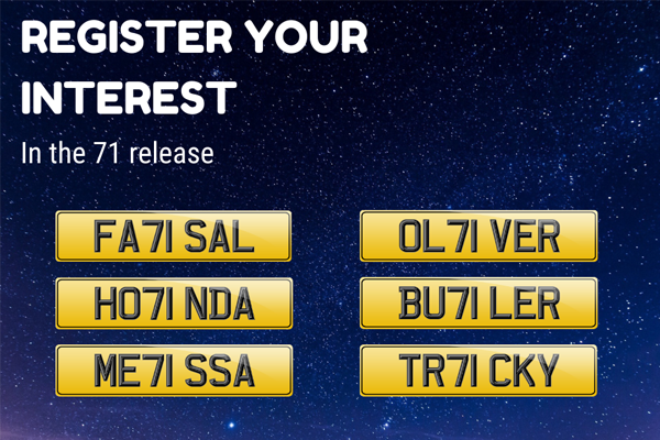 Everything You Need to Know About the 71 Series Reg Release