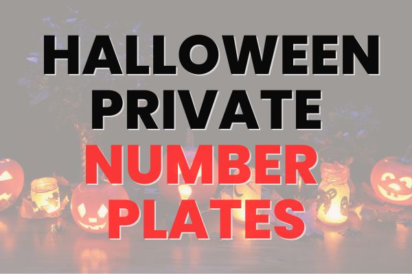 Halloween Number Plate Inspiration