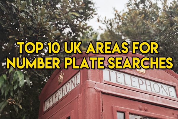 Top 10 Number Plate Enthusiasts by Area 