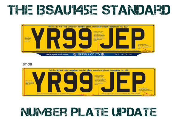 Everything You Need To Know About The BSAU145e Standard Number Plate