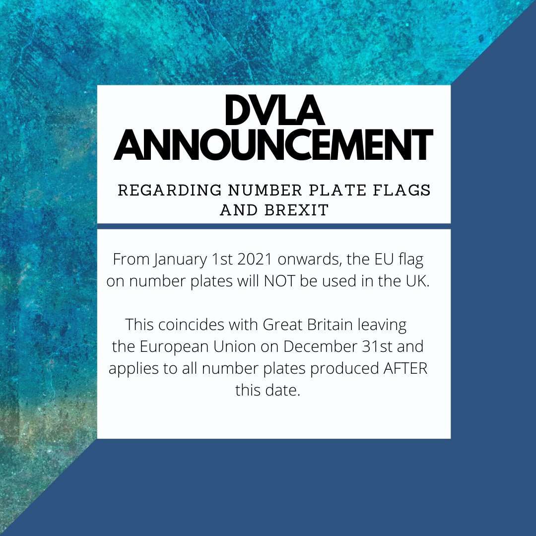 EU Flags on Number Plates