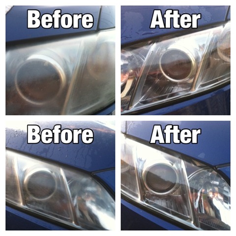 clean your headlights car hacks