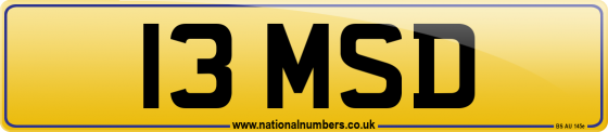 13 MSD