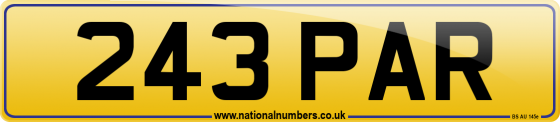 243 PAR