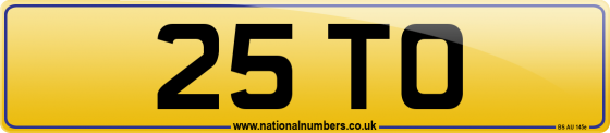 25 TO