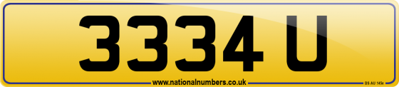 3334 U