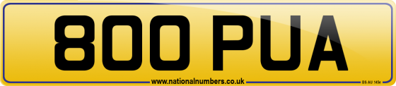 800 PUA