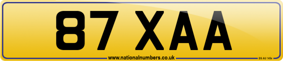 87 XAA