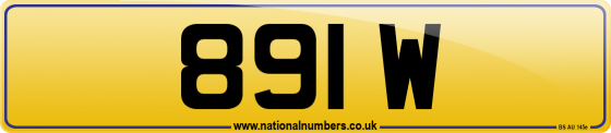 891 W