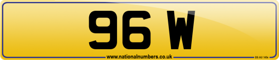 96 W
