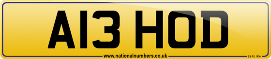 A13 HOD