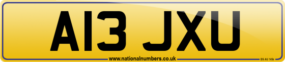 A13 JXU