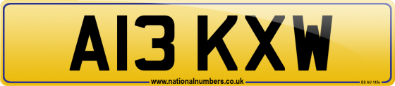 A13 KXW