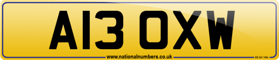 A13 OXW