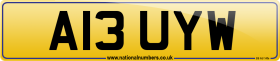A13 UYW