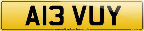 A13 VUY