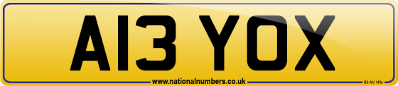 A13 YOX