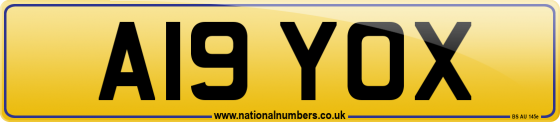 A19 YOX