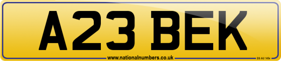 A23 BEK
