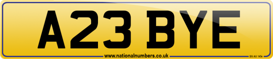 A23 BYE