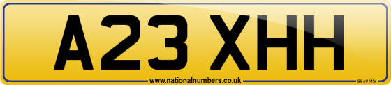 A23 XHH