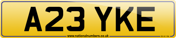 A23 YKE