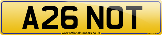 A26 NOT
