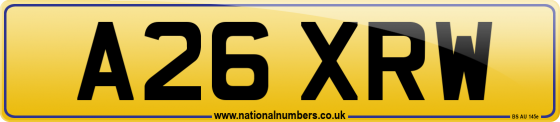A26 XRW