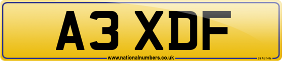 A3 XDF