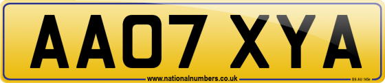 AA07 XYA