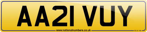 AA21 VUY