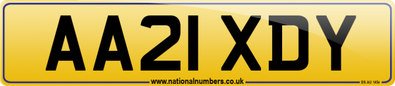 AA21 XDY