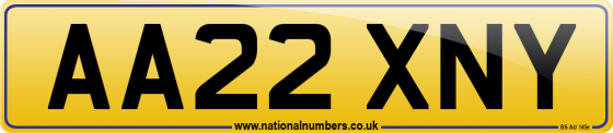 AA22 XNY