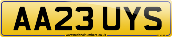AA23 UYS