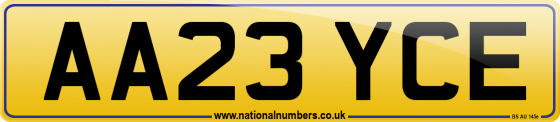 AA23 YCE
