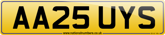 AA25 UYS
