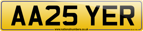 AA25 YER